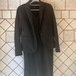 BNWOT ann taylor women’s black polka dot dress suit set